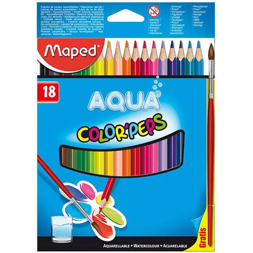 Picture of MAPED AQUARELL PENCILS X18